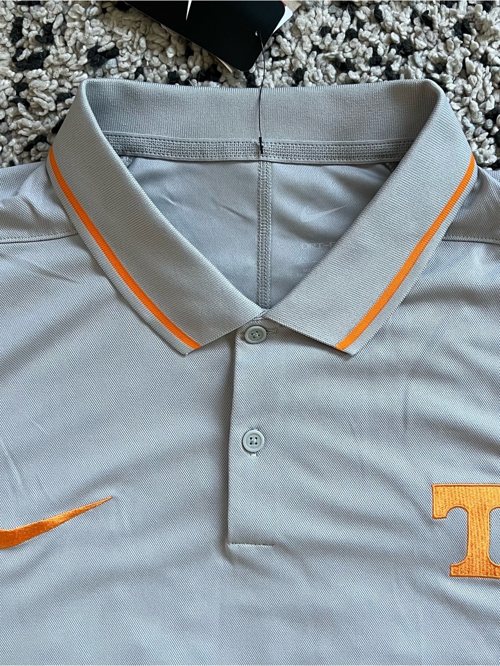 Nike OnField Grey Polo Shirt University Of Tennessee Embroidered Logo Men’s XXL - Picture 5 of 14